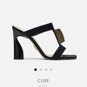 Paul Andrew Satin Mule